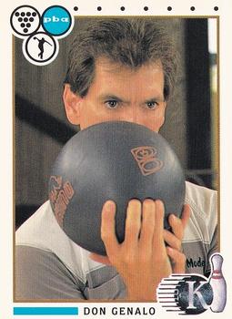 1990 Collect-A-Card Kingpins #10 Don Genalo Front